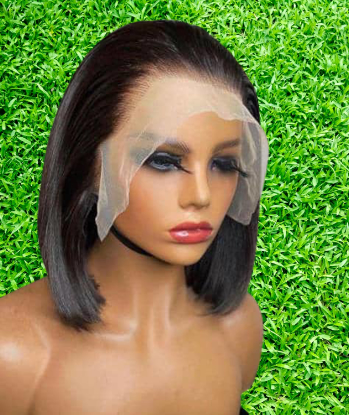 Image de Perruque Cheveux Indien Bob Wigs, Noire, Taille 10