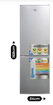 Image sur Réfrigérateur combiné Oscar OSC-R355C - 255 Litres - Classe énergétique A - 40dB - R600a - Gris - 6 Mois