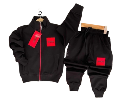 Image de Ensemble Jogging coton lourd, longues manches de 3-9 ans