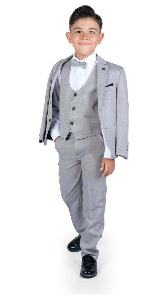 Mintgreen Barboteuse Bébé Garçon Gentleman 2 Pièces - Costume Bébé Avec Manteau Et Nœud Papillon - 6-24 Mois