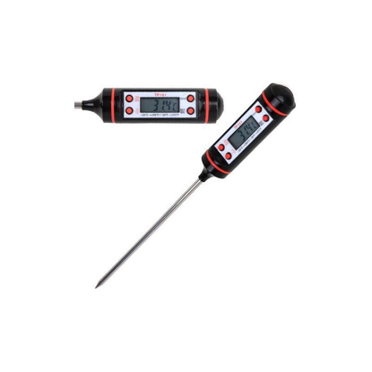 Image de THERMOMÈTRE ALIMENTAIRE NUMÉRIQUE BBQ -50 °C À 300 °C FONC. MIN MAX HOLD AUTO OFF
