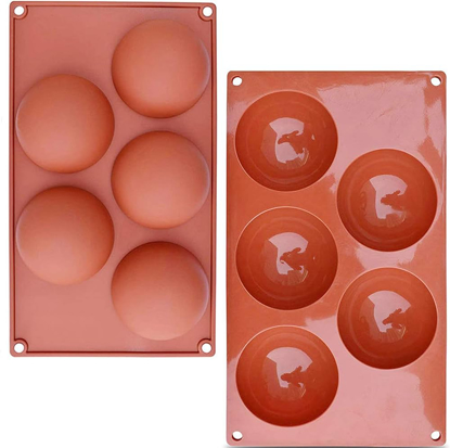 Image de Moule à savon 5  cavités 150G - moule  pour entremets ronds