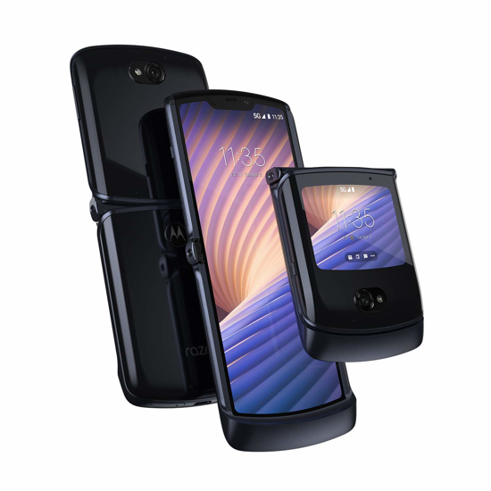 Image sur Motorola Moto Razr 5G 2020 - Occasion - 6.2pouces - 256GB / 8GB - 48MP  / 20MP - 2800 mAh, non amovible -  03 Mois garantie