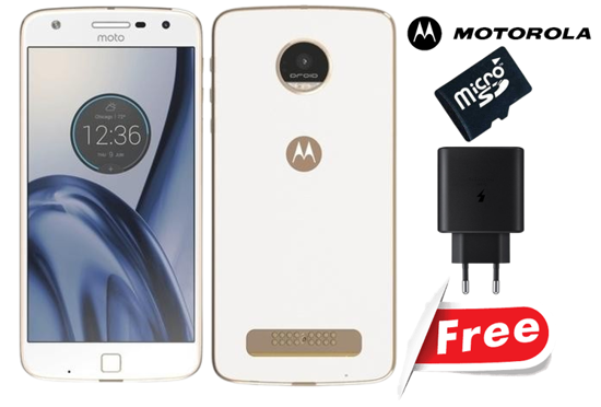 Image sur Motorola Moto Z Play  - Occasion - 5.5pouces - 32GB / 2GB - 16 MP / 5MP - 3510 mAh, non amovible - gifts (Chargeur + Carte mémoire 8GB) -  03 Mois garantie