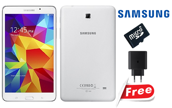 Image sur Samsung Galaxy Tab 4 Sm-T230 Wifi Occasion - 7,0 pouces - 8GB / 1GB - 3 MP / 1MP - 4000 mAh, non amovible - Chargeur et carte mémoire 8GB offert - 03 Mois garantie