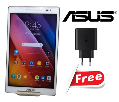 Agrandir l'image de Tablette Asus Zenpad Z380M Wifi Occasion - 8,0 pouces - 16GB / 1GB - 5 MP / 2MP - 4000 mAh, non amovible - Chargeur et carte mémoire 8GB offert - 03 Mois garantie Image de Tablette Asus Zenpad Z380M Wifi Occasion - 8,0 pouces - 16GB / 1GB - 5 MP / 2MP - 4000 mAh, non amovible - Chargeur et carte mémoire 8GB offert - 03 Mois garantie