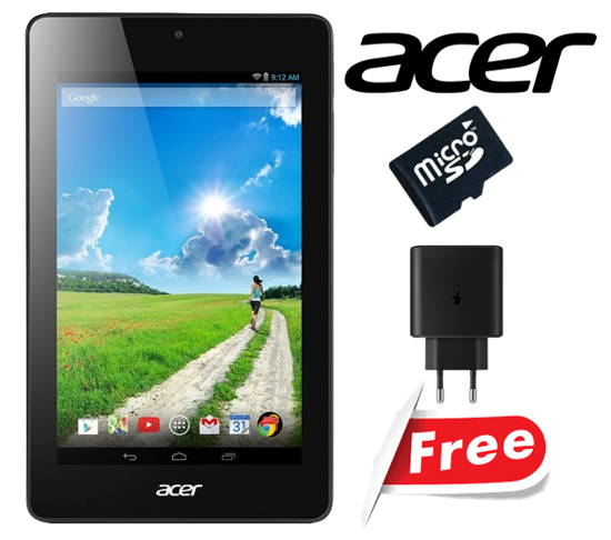 Image sur Tablette Acer Iconia One A7004 Wifi Occasion - 7,0 pouces - 8GB / 1GB - 5 MP - 3700 mAh, non amovible - Chargeur et carte mémoire 8GB offert - 03 Mois garantie