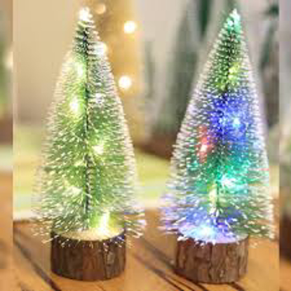 Agrandir l'image de Sapin de Noel Artificiel, Mini Arbre de NoëL Sisal Arbres avec Socle en Bois, pour Decoration Interieur Maison, Noel Decoration, Village de Noel Image de Sapin de Noel Artificiel, Mini Arbre de NoëL Sisal Arbres avec Socle en Bois, pour Decoration Interieur Maison, Noel Decoration, Village de Noel