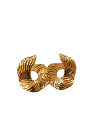 Image de Boucle d'oreilles en  plaquet Or de très bonne qualité