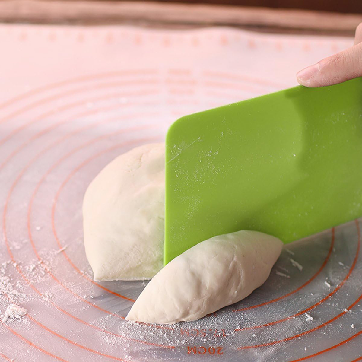 Grattoir à Gâteau Lisse En Acier Inoxydable - Pour Décoration De Gâteau, Lissage De Crèe, Oule