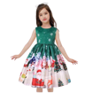 Image sur Jolie robe de noël en polyester et satin pour fille de 4-8 ans