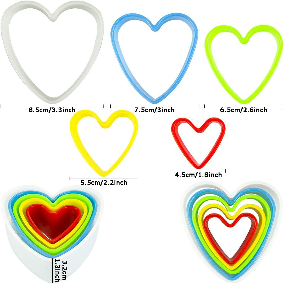 Lot De 25 Emporte-pièces à Biscuits Multicolores LHKJ - Formes Fun Pour Gâteaux & Cookies