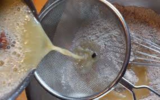 Image sur Tamis à farine Outil de cuisine de filtre de tamis de tamis de passoire de farine de passoire d'huile de maille fine