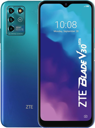 Image de ZTE Blade V30 Vita - 6.82 pouces - 128Go / 4Go Ram - 48MP+5MP+2MP/8MP - 5000mAh - 12 Mois