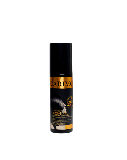 Image sur Spray Brillant rafraichissant pour cheveux à l'huile d'argan silky de Carimo, 120 ml