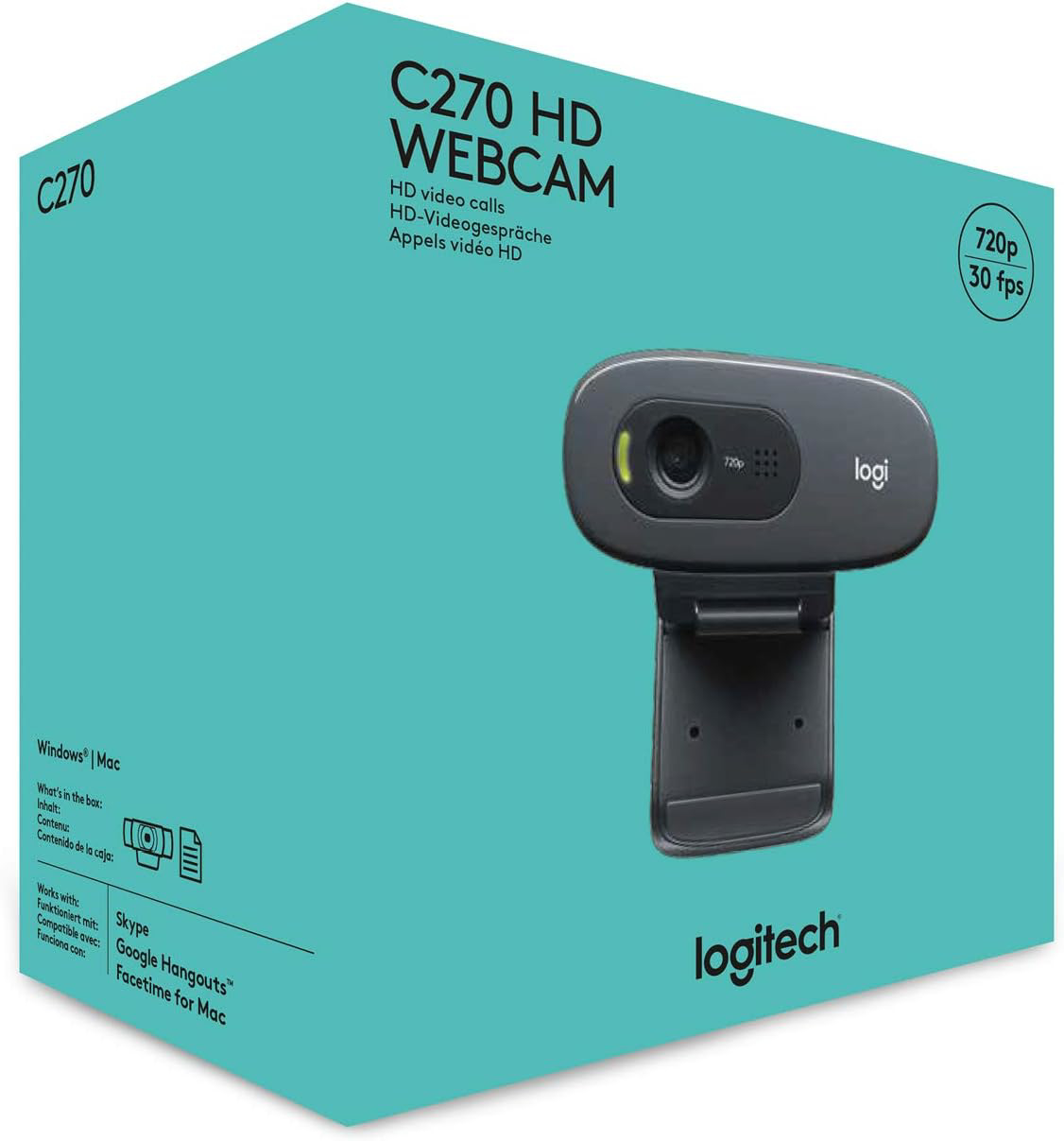 Webcam PC 4K Avec Microphone Antibruit - Grand Angle 80°, Correction De Lumière, Plug & Play, Pour Visio, Streaming, Cours En Ligne
