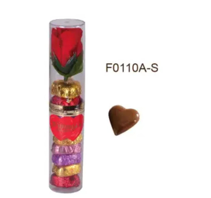 Image de Rose Fleur de chocolat au lait