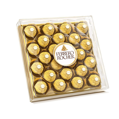 Agrandir l'image de Ferrero Rocher Premium Chocolats 24 Pieces, 300 g- pâtisserie Image de Ferrero Rocher Premium Chocolats 24 Pieces, 300 g- pâtisserie