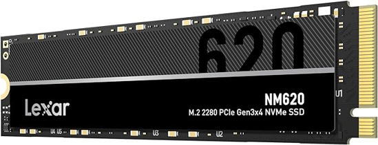 Image sur Lexar NM620 M.2 2280 NVMe SSD 256GB up to 3300MB/s read, 1300MB/s write