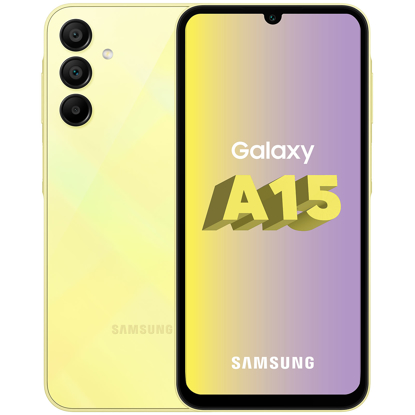 Agrandir l'image de Samsung Galaxy A15 - 128Go - 4Go RAM - 6,5 pouces - 50 MP + 5 MP + 2 MP/13MP - Dual Nano SIM - 5000 mAh - Garantie 6 Mois Image de Samsung Galaxy A15 - 128Go - 4Go RAM - 6,5 pouces - 50 MP + 5 MP + 2 MP/13MP - Dual Nano SIM - 5000 mAh - Garantie 6 Mois