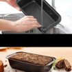 Image sur Moule de cuisson à pain, gâteau rectangulaire , antiadhésif, ustensiles de cuisson, matériau en acier au carbone 19X6X9.5CM