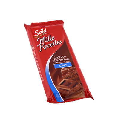 Agrandir l'image de Chocolat de couverture au lait 200G Image de Chocolat de couverture au lait 200G