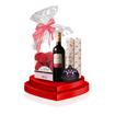 Image sur Pack Amour Saint Valentin ( Draps fleuris, Pétales de Rose, Vin rouge, Diffuseur de senteur)