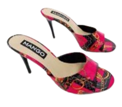 Image de Sandales talons hauts multicolores