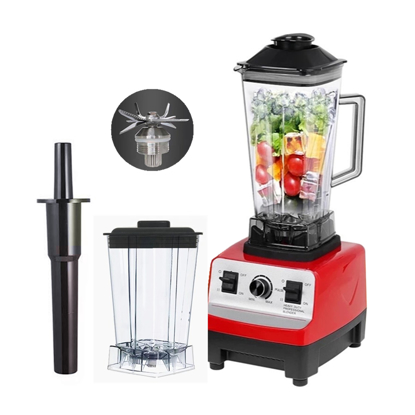 Agrandir l'image de 2 en 1 Silver Crest Blender 2L robot culinaire 8000W mélangeur électrique Commercial haute puissance avec Double tasses Image de 2 en 1 Silver Crest Blender 2L robot culinaire 8000W mélangeur électrique Commercial haute puissance avec Double tasses