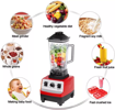 Image sur 2 en 1 Silver Crest Blender 2L robot culinaire 8000W mélangeur électrique Commercial haute puissance avec Double tasses