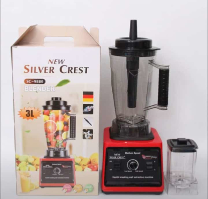 Agrandir l'image de Robot mixeur silver Crest 8000 watts -2 bols Image de Robot mixeur silver Crest 8000 watts -2 bols
