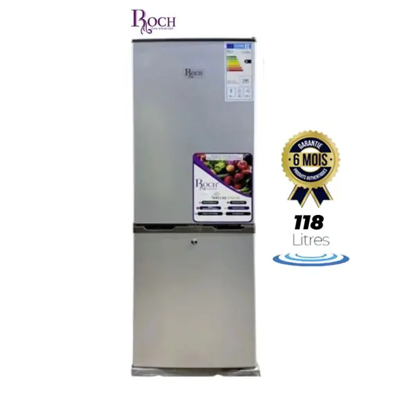Agrandir l'image de Réfrigerateur combiné ROCH - RFR-150DBL-118 litres - A+ - 06 mois de garantie Image de Réfrigerateur combiné ROCH - RFR-150DBL-118 litres - A+ - 06 mois de garantie