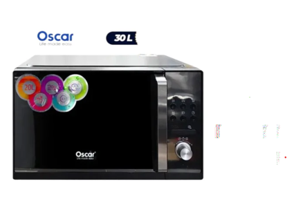 Image de Micro onde avec Grill - Oscar - AG9P030 - 30 Litres - 900 Watts - Noir - Garantie 03 mois