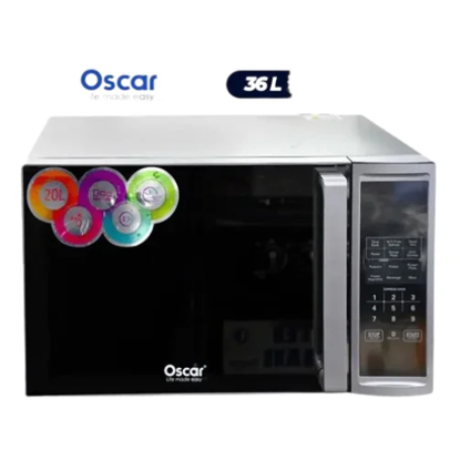 Image de Micro onde Avec Grill - Oscar - EG034 - Capacité 36 Litres - 1000 Watts - Argent - 3 Mois