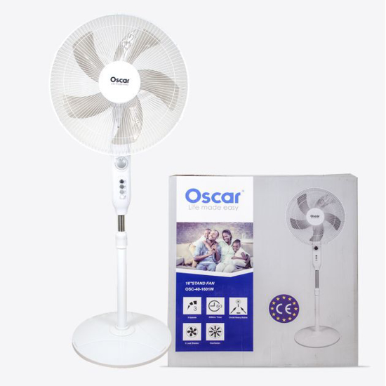 Image sur Ventilateur Oscar - 16 pouces - OSC-40 -1601W- 55W - Noir - Garantie 3 mois
