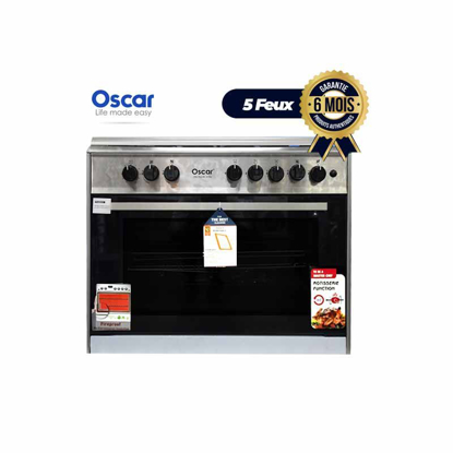 Image de Cuisinière  EUROLUX-Inox - 60*90 - 5 Feux -  - 6 mois