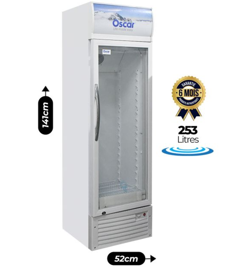 Image sur Réfrigérateur Vitrine- Oscar - OSC-RV350-QN - 253 Litres - Garantie 06 mois