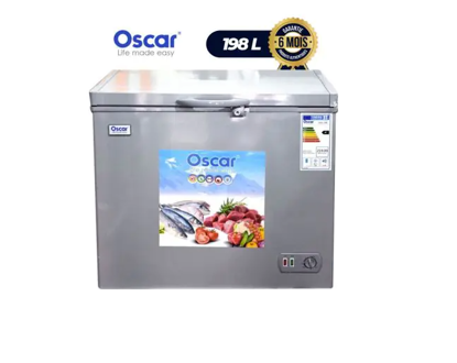 Agrandir l'image de Congélateur coffre - OSCAR - 138 Litres - OSC 290 - Argent - Garantie 06 Mois Image de Congélateur coffre - OSCAR - 138 Litres - OSC 290 - Argent - Garantie 06 Mois