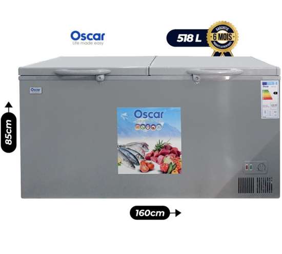 Image sur Congélateur coffre Double - Oscar - OSC-620 - 518 Litres  - Garantie 06 mois