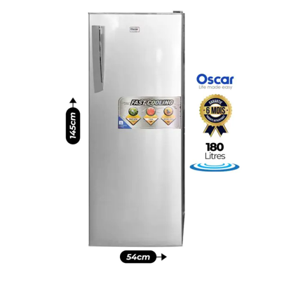 Image de Congélateur Vertical - OSCAR -CF 220 - 180L  - Garantie 6 Mois