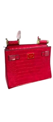 Agrandir l'image de Sac à Main En Cuir en Croco de qualité supérieur avec Carton, Image de Sac à Main En Cuir en Croco de qualité supérieur avec Carton,
