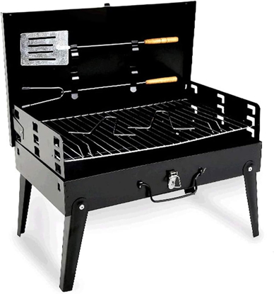 Image de Barbecue pour pique-nique, jardin, terrasse, camping, plage, barbecue en plein air, barbecue portable en plein air, barbecue à charbon domestique, pour cuisine de jardin, pique-nique, réunion