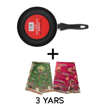 Image de Poêle à Frire 28cm Induction, Antiadhésive Écologique + PAGNE 8 MARS 3 YARS