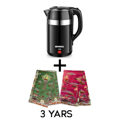 Image de Bouilloire électrique Avec protection Contre La Surchauffe et le Chauffage  2,8 L + PAGNE 8 MARS 3 YARS