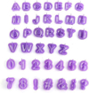 Image sur 40pcs Emporte Pièce Lettres Alphabet Nombre Découpoirs pour Décoration Pâte à Sucre, Biscuit, Gâteau