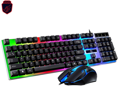 Image de Combo clavier plus souris gaming filaire RVB