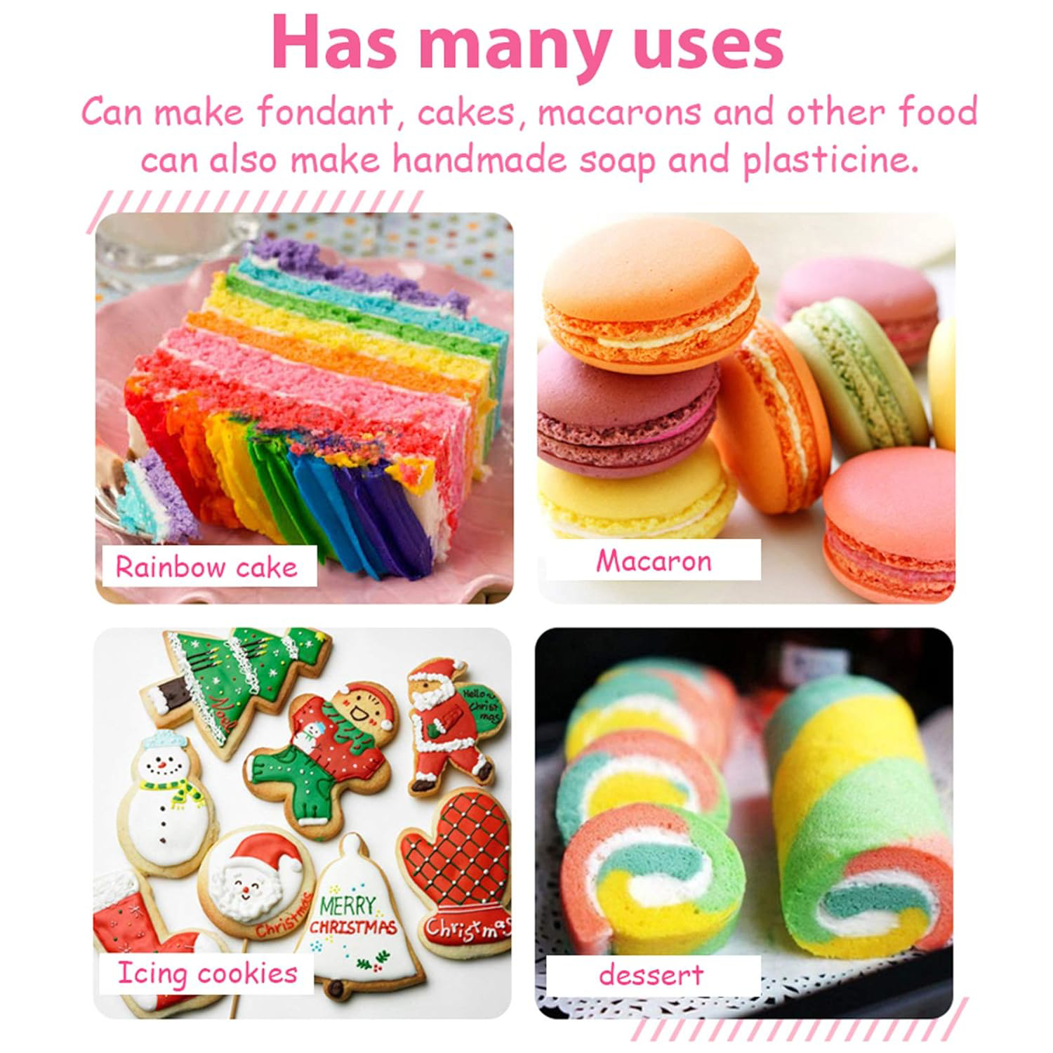 Colorant alimentaire ROSE- coloration vibrante pour la cuisson, la ...