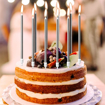 Image sur 6 Métallique Bougie Longue Chandelle Bleu Bougies d'anniversaire avec Support Bougies de Gâteau pour la décoration de fête de Mariage d'anniversaire - copié