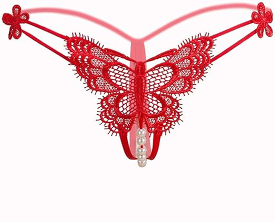 Image sur Strings de dentelle transparente 03 pcs, sous-vêtements erotiques