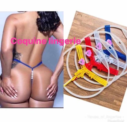 Image de String à cordes avec perles 04 pcs